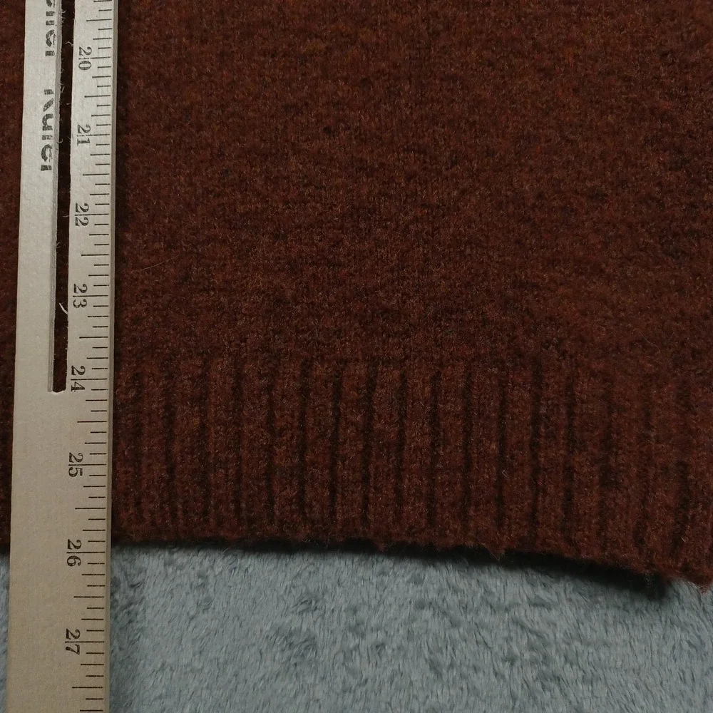 Normal Brand Sweater Mens Medium Brown Crew Neck Pullover Wool Blend‎